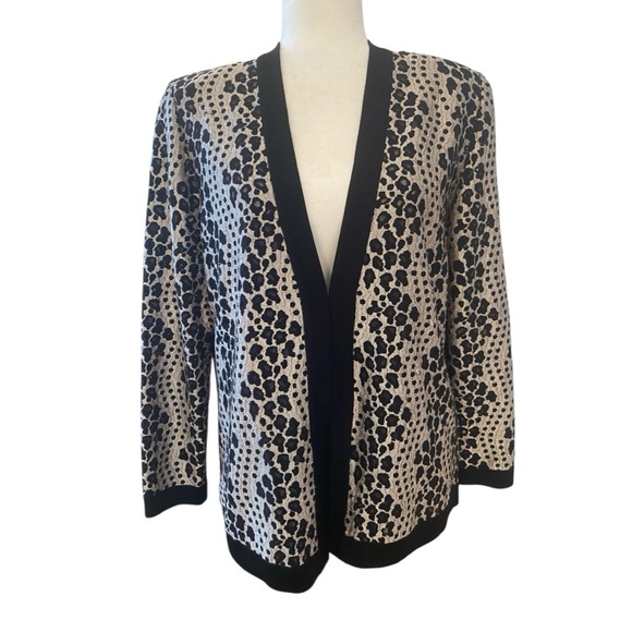 Exclusively Misook Womens Gray Cardigan - Picture 1 of 7